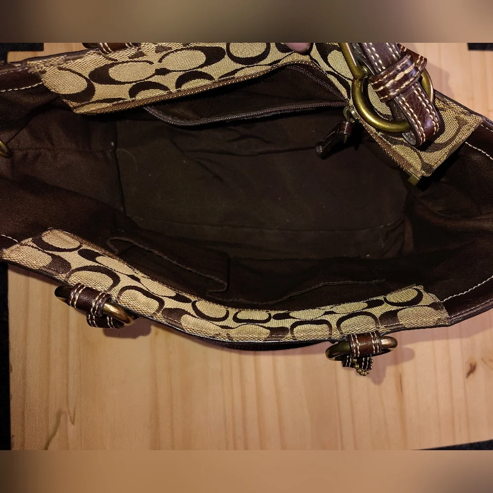 2008 Coach Patchwork Tote in Brown Tones - Picture 11 of 14